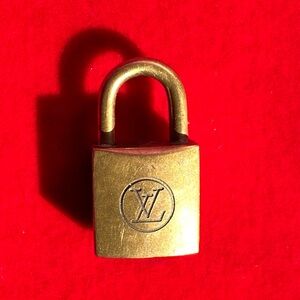 Authentic Louis Vuitton Gold Padlock